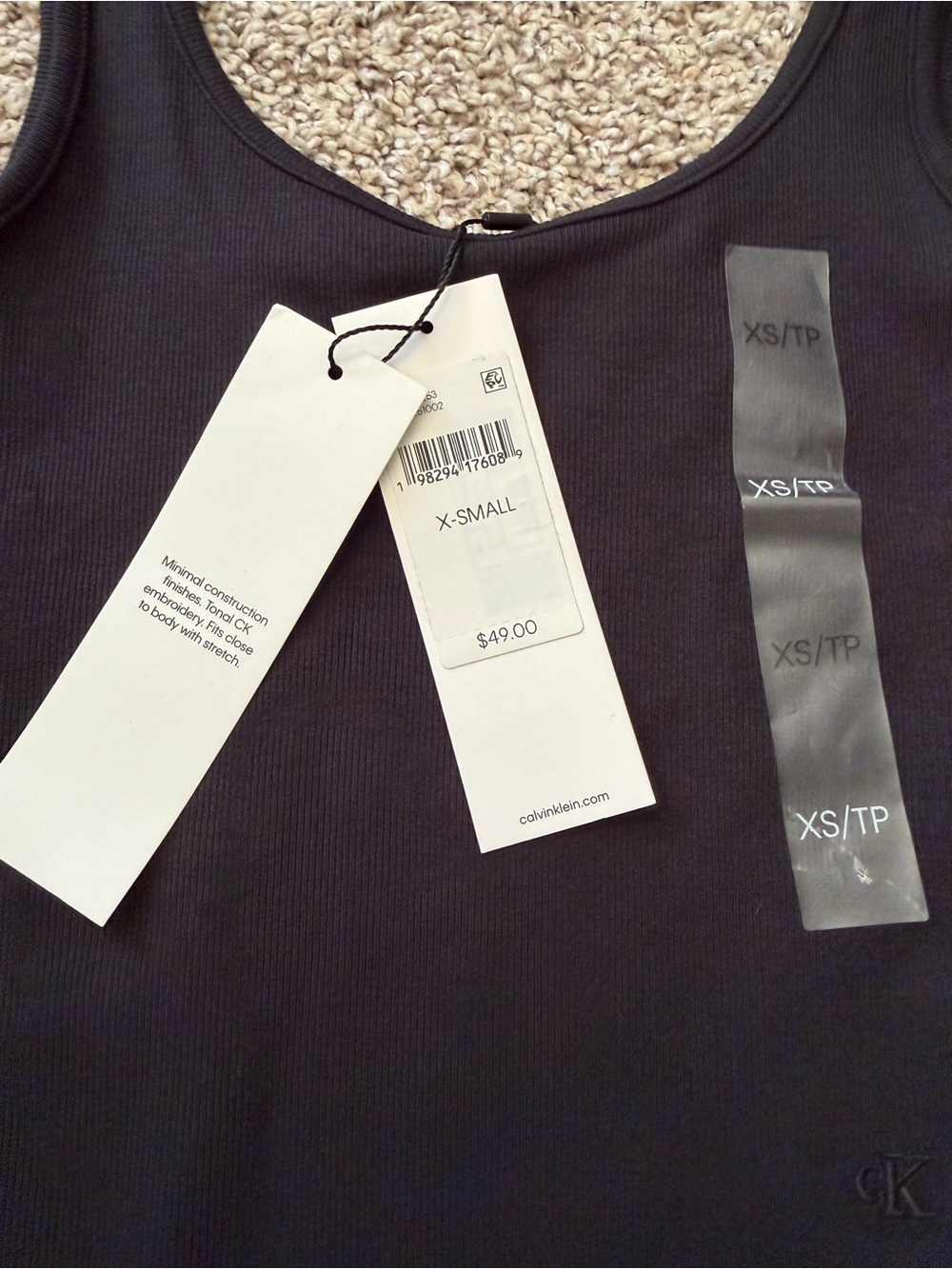 Calvin Klein Ribbed Bodysuit - Picture 3 of 5